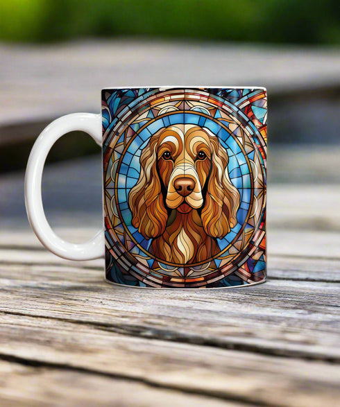 Cocker (Working) Brown Suncatcher Artwork Ceramic Mug